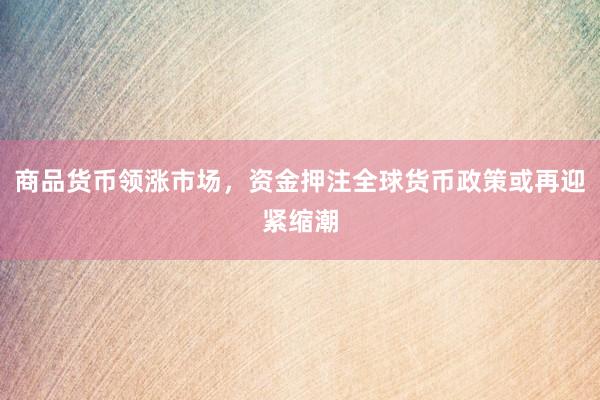 商品货币领涨市场，资金押注全球货币政策或再迎紧缩潮